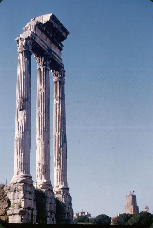 Iconographie - Rome Temple de Dioscure