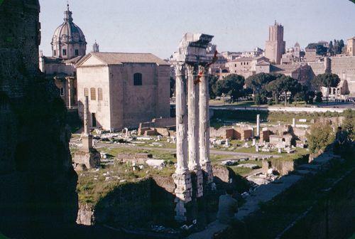 Iconographie - Rome le Temple des Dioscures