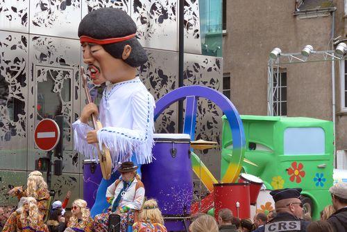 Iconographie - Carnaval de Nantes - char 'La Paix - Nourrit - Où Le Stock !'