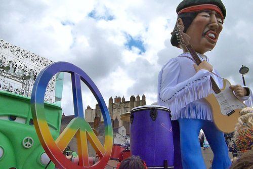 Iconographie - Carnaval de Nantes - char 'La Paix - Nourrit - Où Le Stock !'