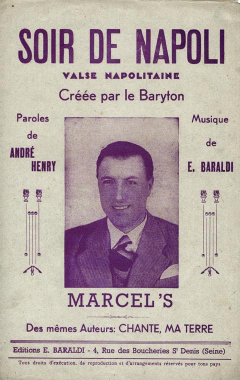 Partition - Soir de Napoli