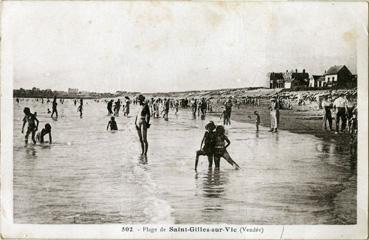 Iconographie - Plage de Saint-Gilles-sur-Vie