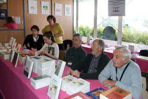 Iconographie - Les auteurs édités par les Chantuseries au Salon du livre