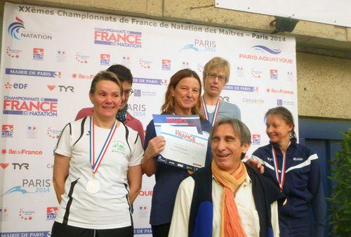 Iconographie - Championnats de France à Paris Record de France du 400 4N