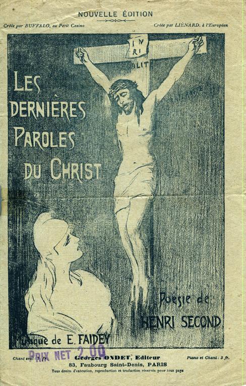 Partition - Les dernières paroles du Christ