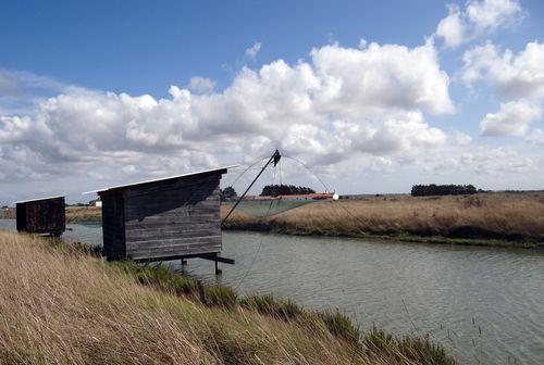 Iconographie - Cabane de pêche au port des Champs