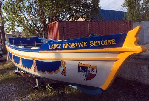 Iconographie - Escale à Sète - La barque Lance sportive sétoise