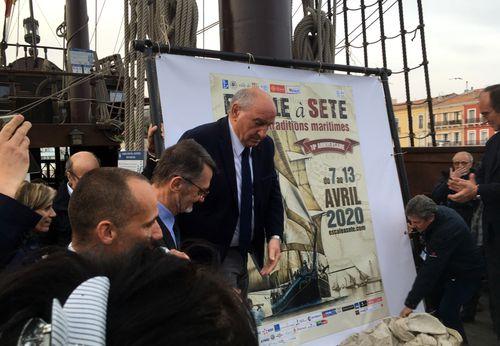 Iconographie - Escale à Sète -  Signature des partenariats -Présentation de l'affiche