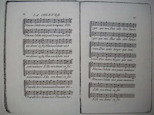 Partition - Colette (La) - musique et paroles