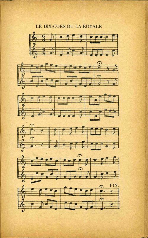 Partition - Royale (La) ou le dix-cors -musique