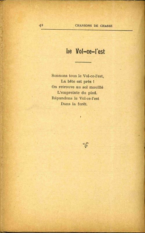 Partition - Vol-ce-l'est - paroles