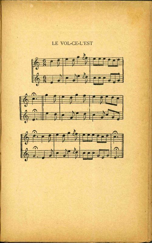 Partition - Vol-ce-l'est - musique