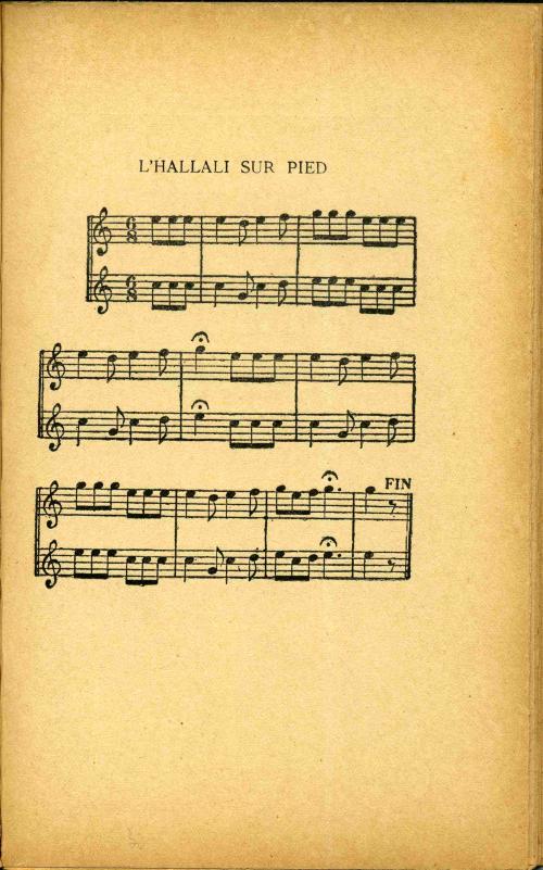 Partition - Hallali sur pied (L') - musique
