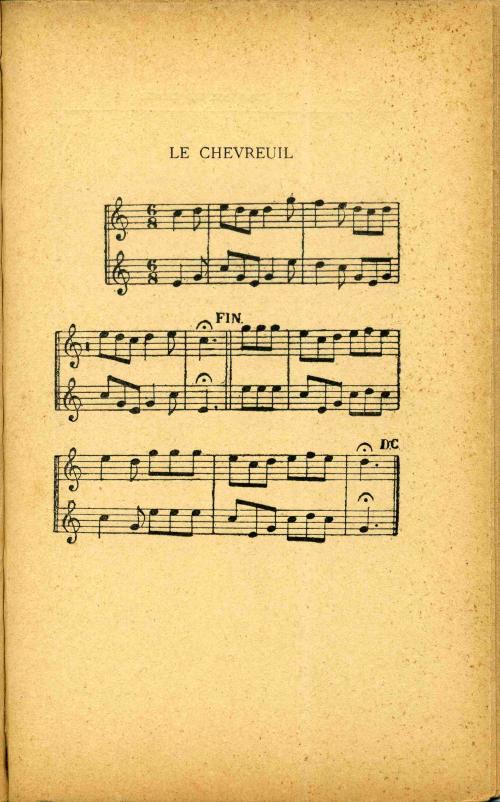 Partition - Chevreuil (Le) - musique