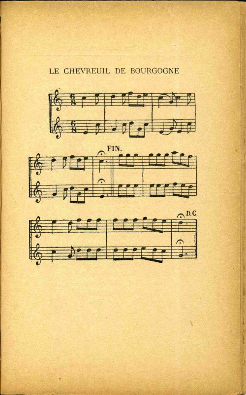 iconographie - Chevreuil de Bourgogne (Le) - musique