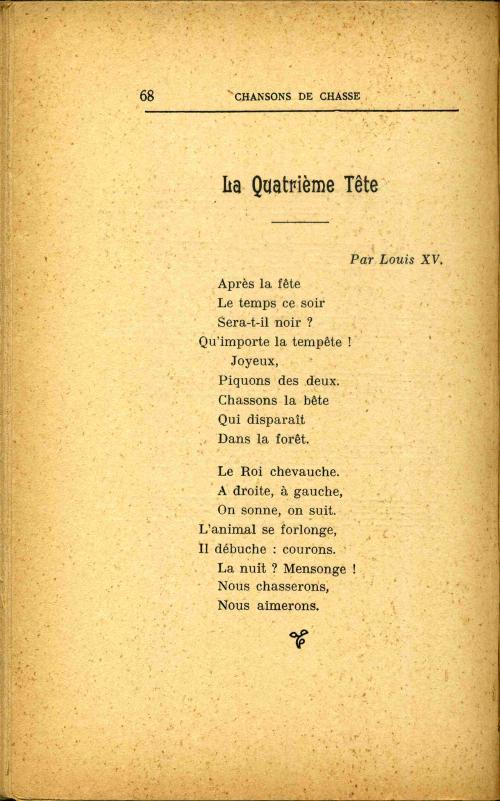 Partition - 4e  tête (La) - La quatrième tête - paroles