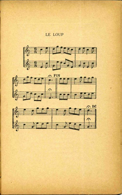 Partition - Loup (Le) - musique