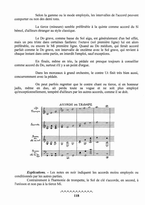 Partition - Manuel du sonneur - 6 - Les groupes - Travail d'orchestration - 13-Expression et interprétation - Éléments d'harmonie utiles pour les groupes 2 sur 2 - schéma accords de trompe