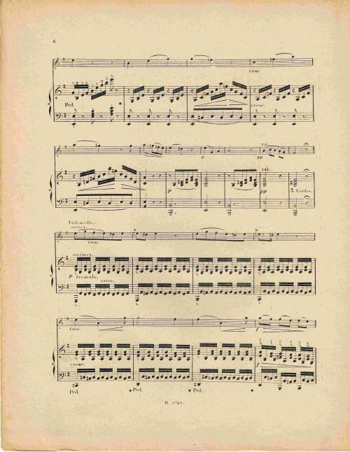 Partition - Air d'église de Stradella - Partition Piano et violon - 6sur8