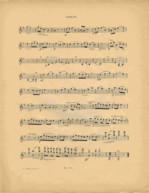 Partition - Air d'église de Stradella -Partition violon - Page vierge - 3sur4
