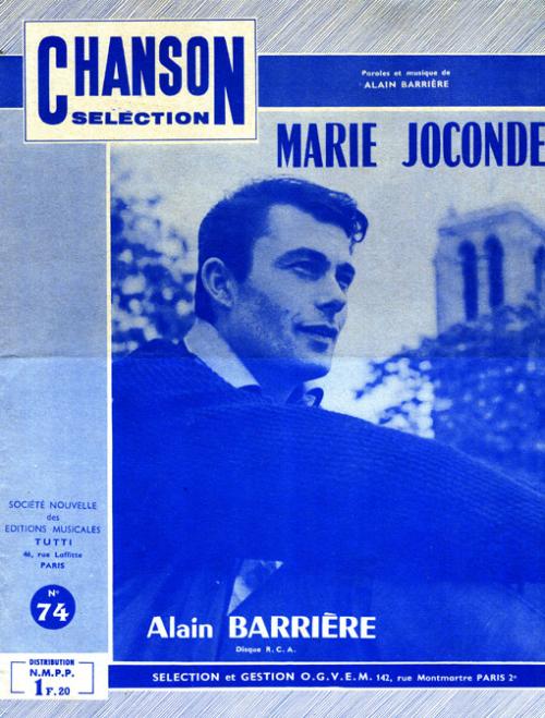 Partition - Marie Joconde