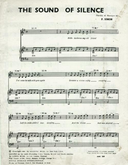 iconographie - The sound of silence