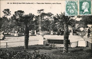 Iconographie - Place des Palmiers, vers l'Ouest
