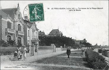 Iconographie - Terrasse de la plage Benoit vers La Baule