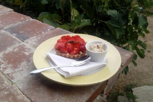 Iconographie - La pause, bistrot autrement - Dessert de fraises