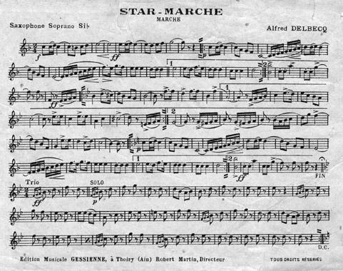 Partition - Star-Marche