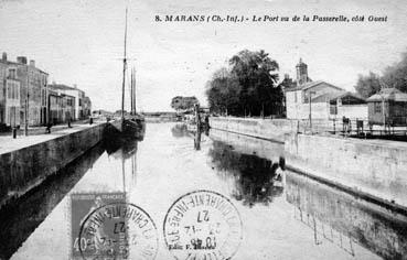 Iconographie - Le Port vu de la passerelle, côté ouest