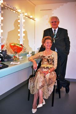 Iconographie - Christine David et Jacques Bernard au théâtre Milandy à Luçon