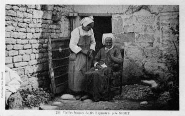 Iconographie - Vieilles femmes de Saint-Liguaire près de Niort