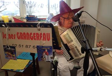 Iconographie - L'accordéoniste James Grangereau