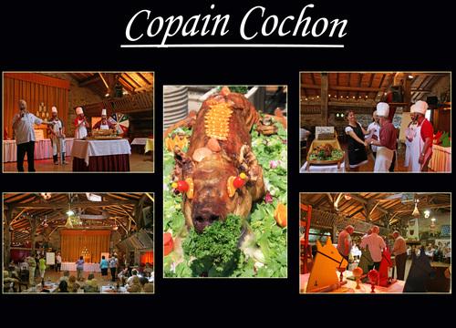 Iconographie - Repas spectacle Copain cochon au Poucton