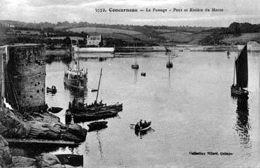 Iconographie - Le passage - Pont et rivière de Moros