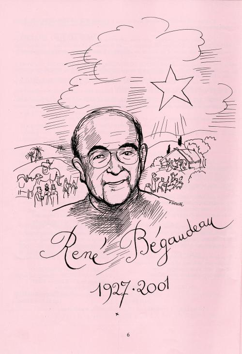 Iconographie - Dessin de René Bégaudeau, poète