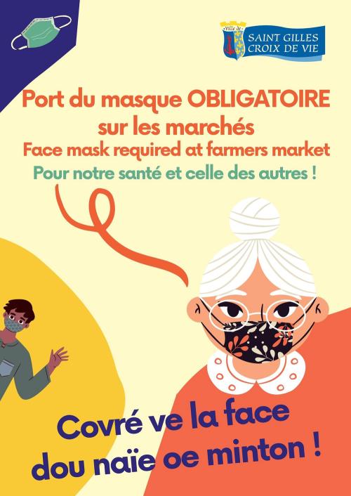 Iconographie - Affichette "Covré ve la face dou naïe oe minton