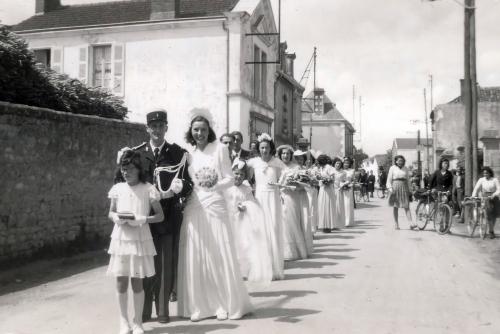 Iconographie - Mariage ardennaise Madeleine Gilliard au vendéen Paul Raiffaud