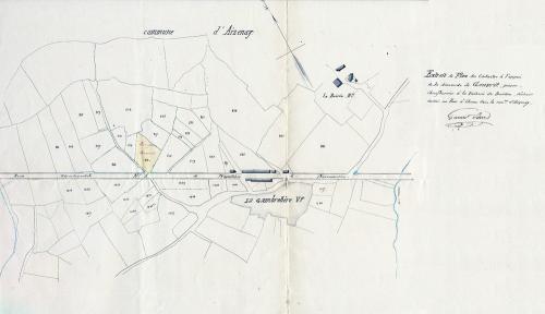 Iconographie - Cadastre La Gombretière - La tuilerie Gauvrit