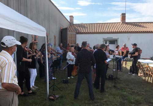Iconographie - Fête des musiciens de Vendée au Vasais