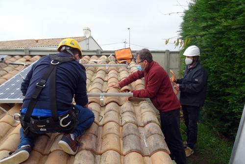 Iconographie - Formation d'installateurs par Alliance Soleil