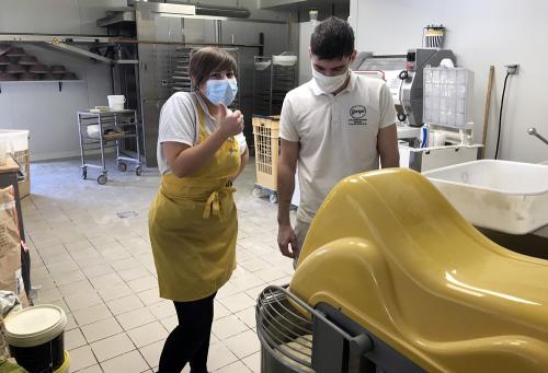 Iconographie - Le fournil de la Boulangerie Georges