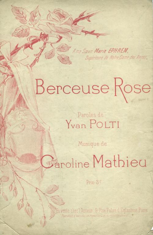 Partition - Berceuse rose