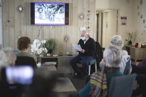 Iconographie - Conférence Maraichinage à la résidence  Villas Ginkgos par Jean-Pierre Bertrand 