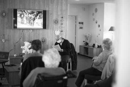 Iconographie - Conférence Maraichinage à la résidence  Villas Ginkgos par Jean-Pierre Bertrand 