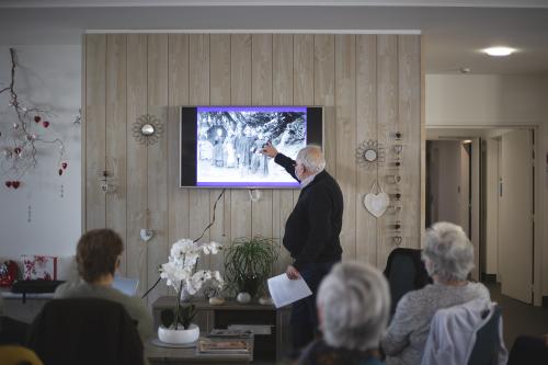 Iconographie - Conférence Maraichinage à la résidence  Villas Ginkgos par Jean-Pierre Bertrand 