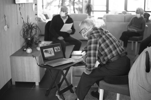 Iconographie - Conférence Maraichinage à la résidence  Villas Ginkgos par Jean-Pierre Bertrand 