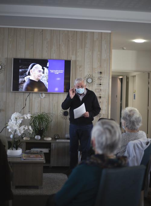 Iconographie - Conférence Maraichinage à la résidence  Villas Ginkgos par Jean-Pierre Bertrand 