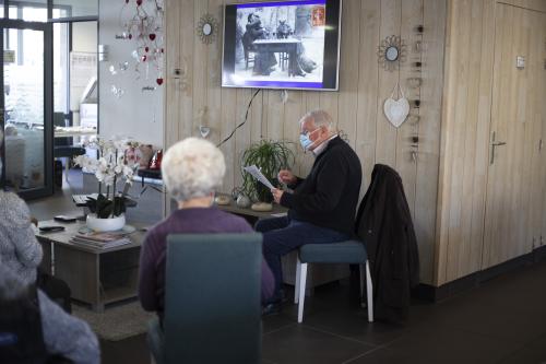 Iconographie - Conférence Maraichinage à la résidence  Villas Ginkgos par Jean-Pierre Bertrand 